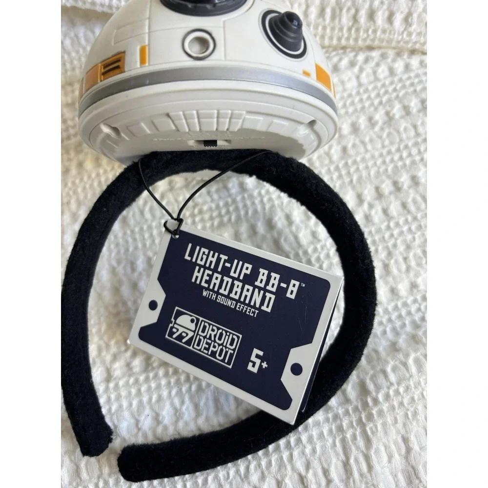 NWT! Disney Parks Galaxys Edge Star‎ Wars BB-8 Headband w Sound Lights